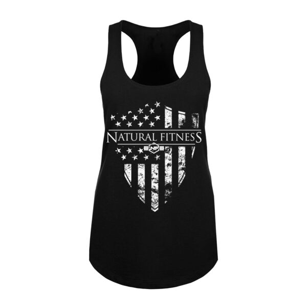 SHIELD FLAG - WOMEN'S FITTED TANK TOP - $BP3V6Q$ Thumbnail